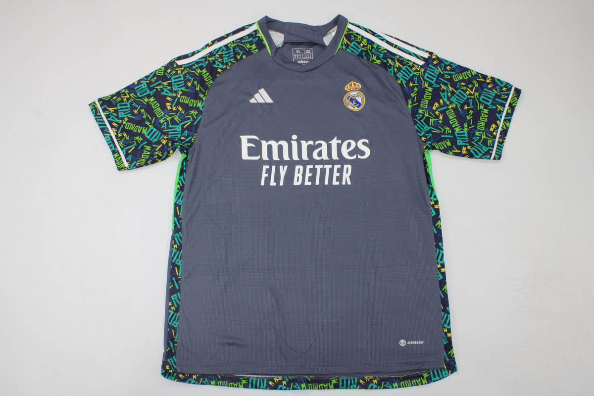 AAA Quality Real Madrid 23/24 Concept Grey Soccer Jersey